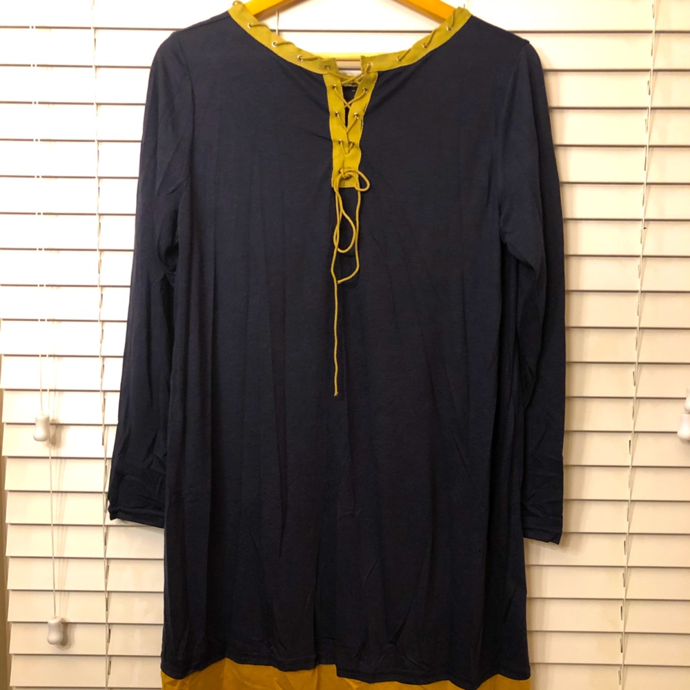 Navy T-Shirt Dress